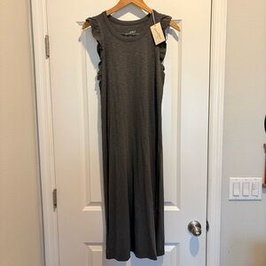 Ruffle Shoulder Dress